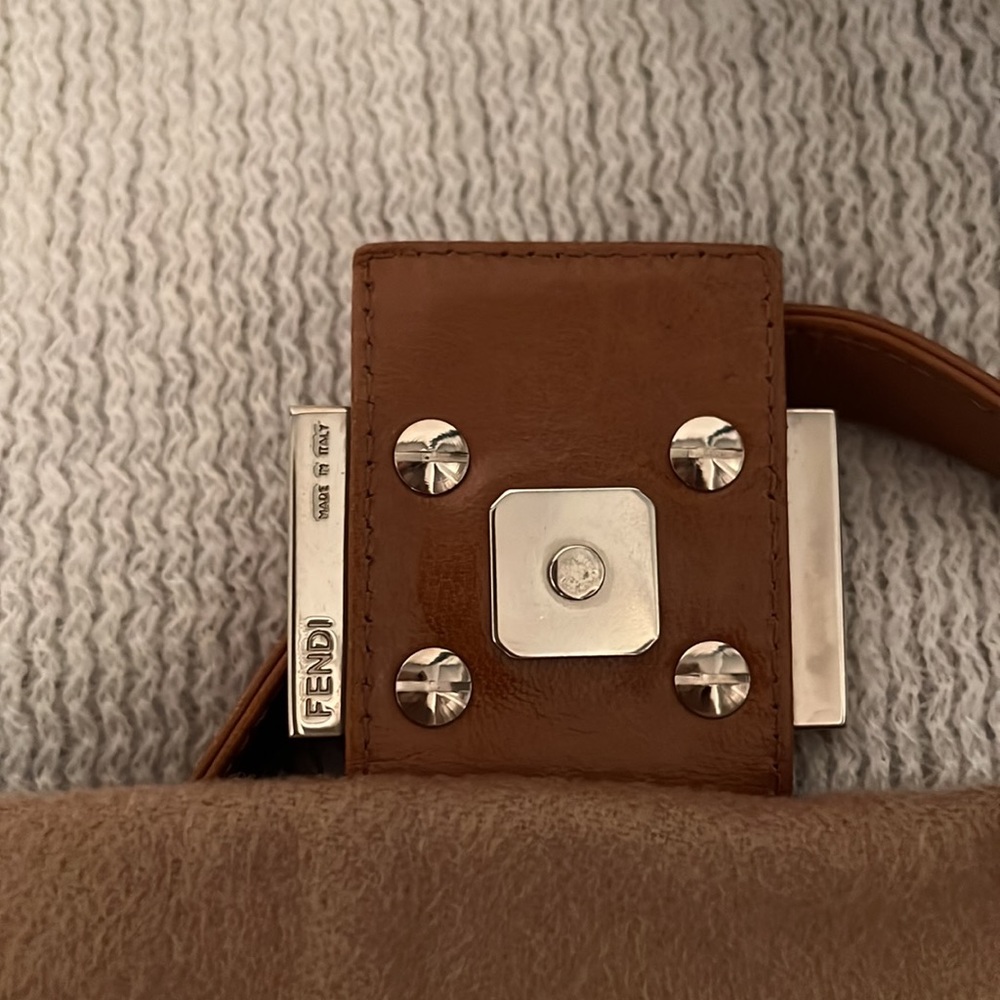 FENDI cashmere Zucca Mama Baguette Bag - Picture 7 of 13